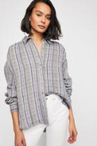 Wesley Plaid Buttondown By Free People